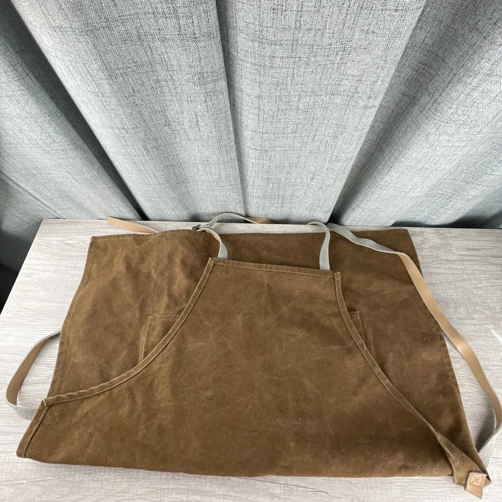 Basil Hayden Bourbon Canvas & Leather Apron BBQ Barmaster Drink Smart Rare New